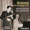 Brahms. 3 violinsonater. Szeryng. Rubinstein